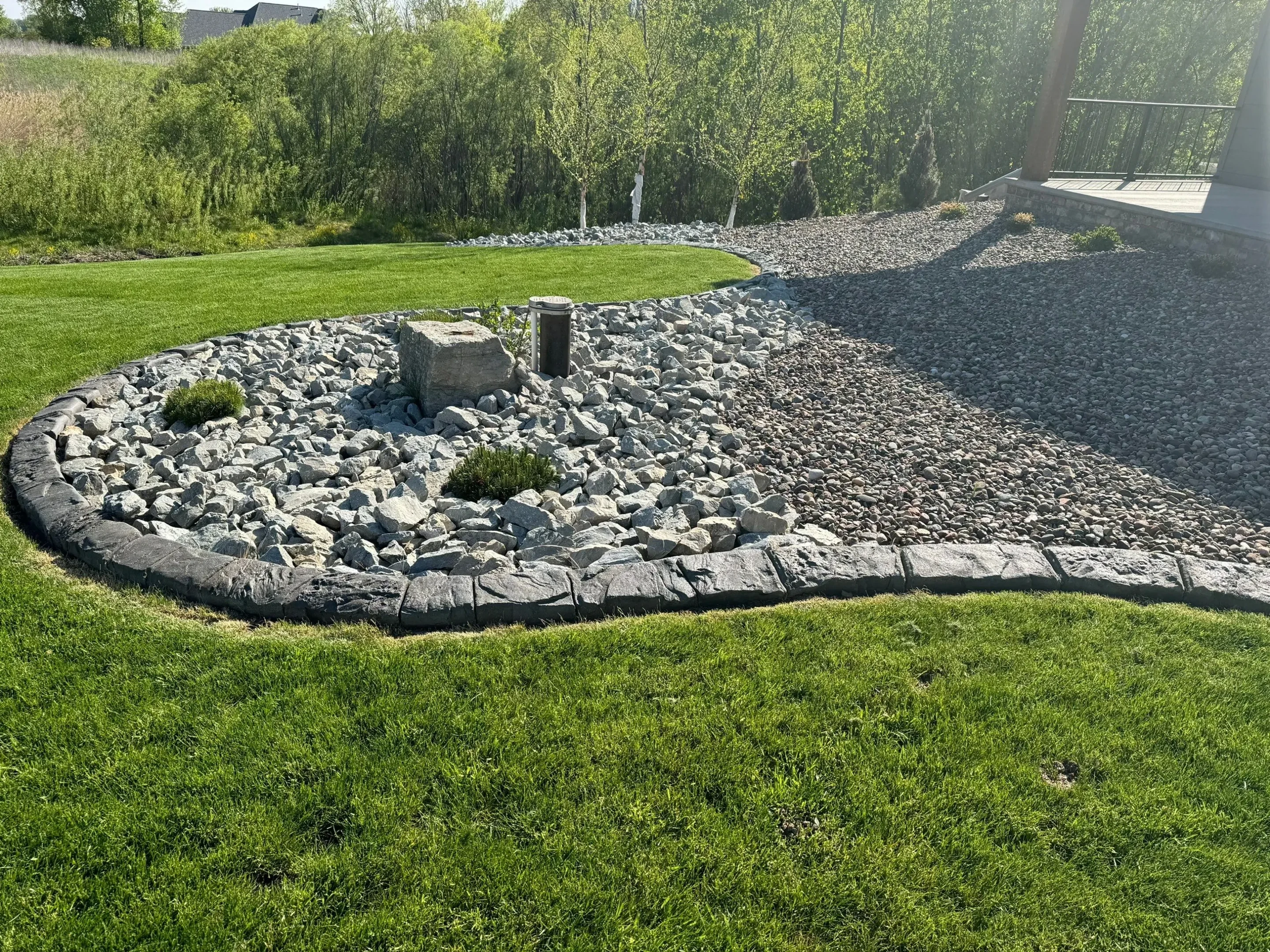 Next Level Curb Appeal Professional landscape curbing in Brainerd, MN