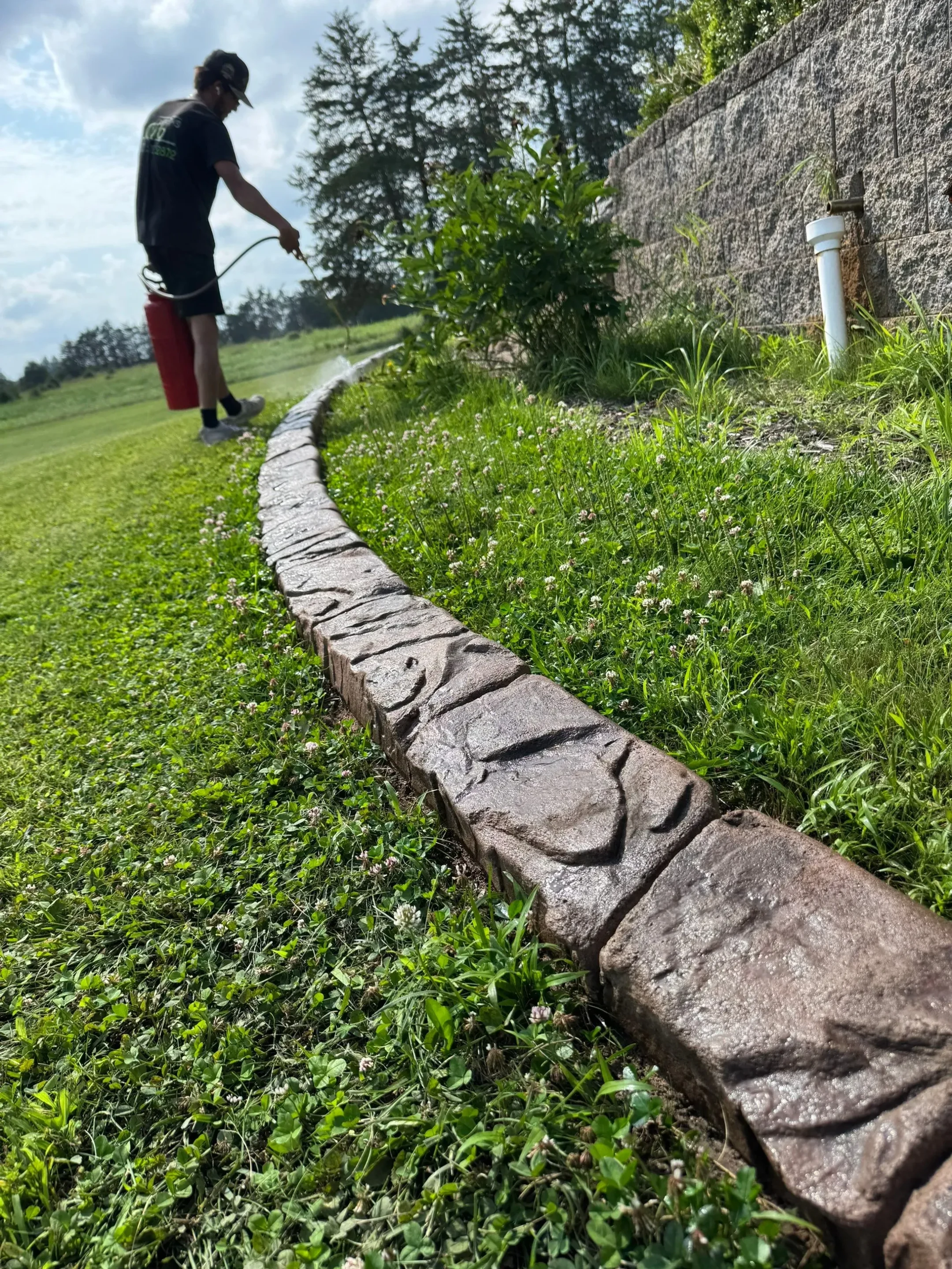 Next Level Curb Appeal Professional landscape curbing in Princeton, MN