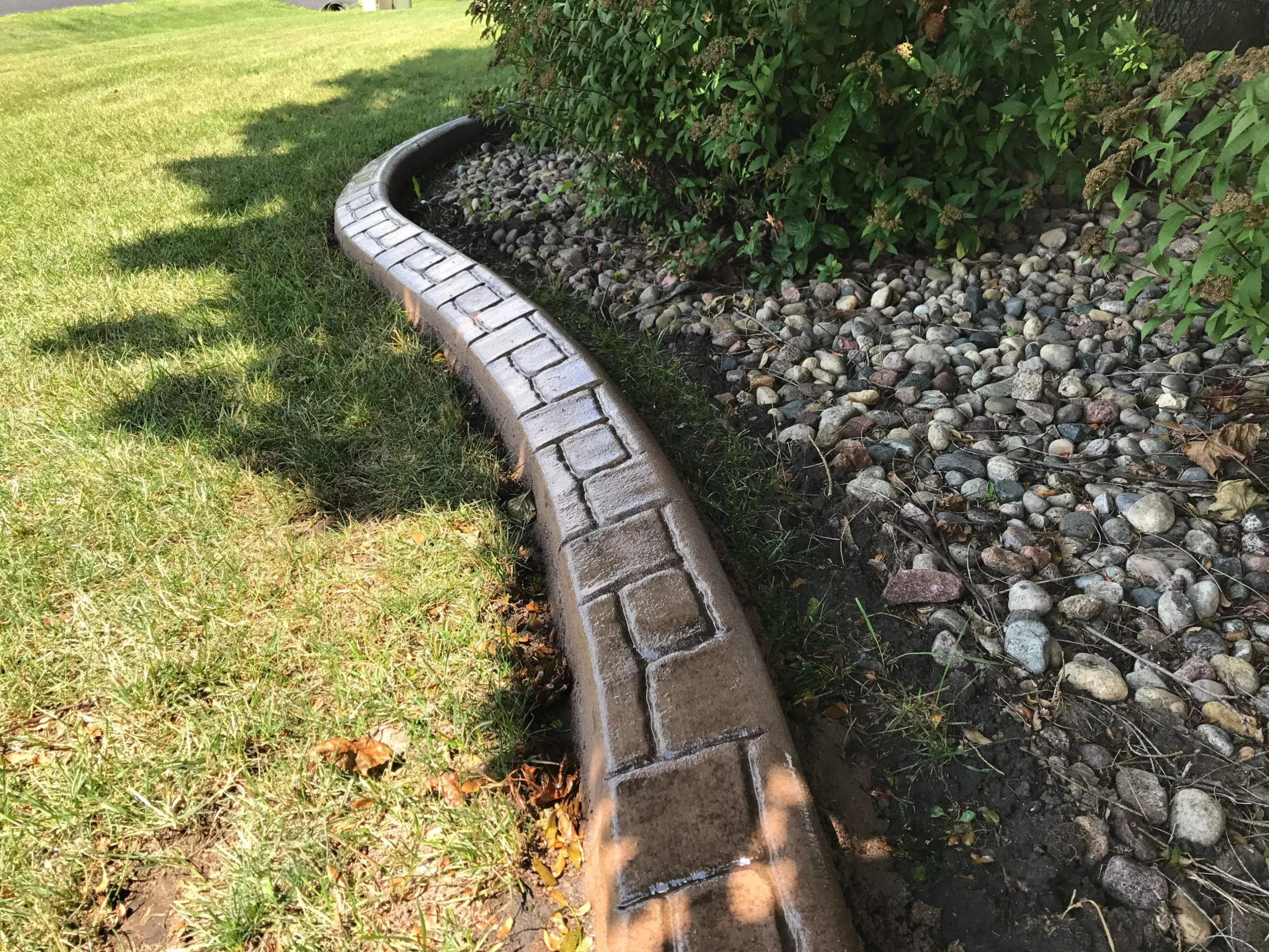 Professional landscape curbing by Next Level Curb Appeal