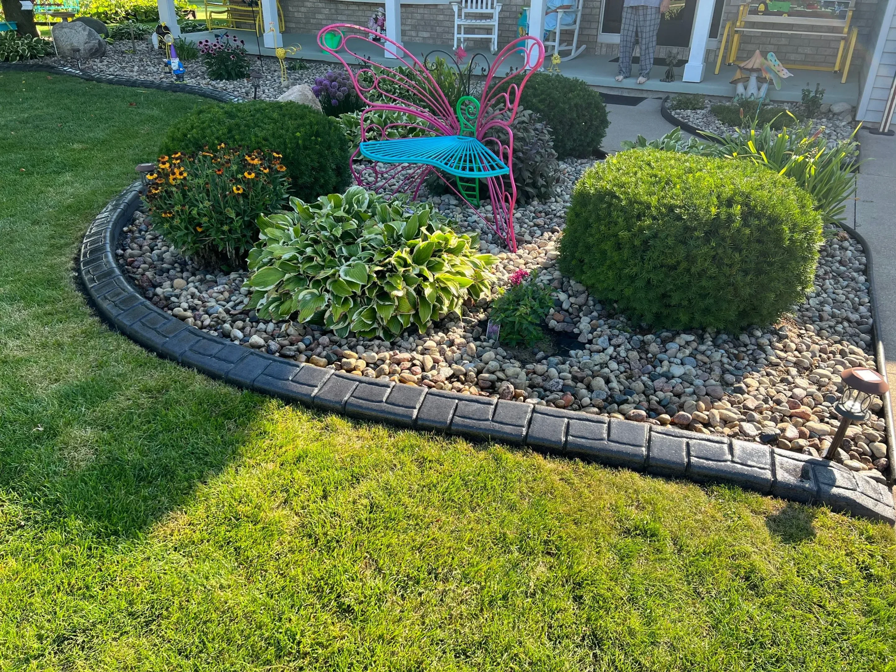 Beautiful landscape curbing in Minnesota